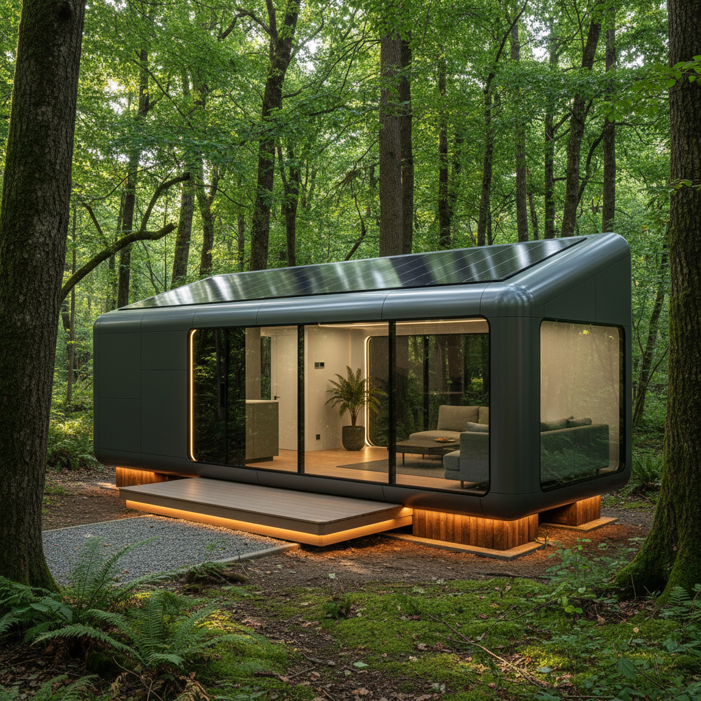 Intérieur moderne d'une TerraPod