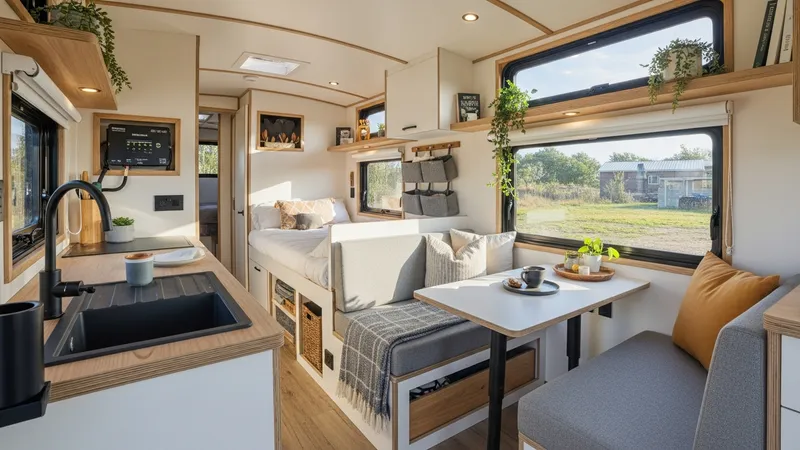 Aménagement intérieur des maisons tiny