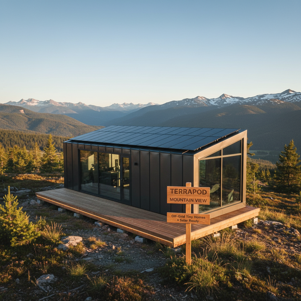 TerraPod en montagne avec vue panoramique